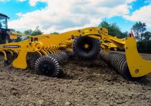 Disc-zinc harrow Agrisem Disc-O-Mulch Silver