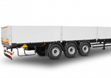 Dump Trailers / Tipper Semi Trailers Schwarzmüller 3-axle platform semitrailer - building materials