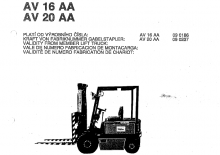 Electric forklifts Desta AV 16 AA