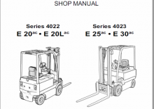 Electric forklifts OM-Pimespo E 25 ac
