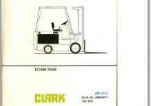 Electric forklifts Clark EC 500 70