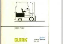 Electric forklifts Clark EC 500 80