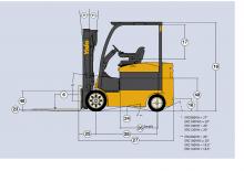 Electric forklifts Yale ERC100VH