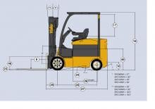 Electric forklifts Yale ERC120VH