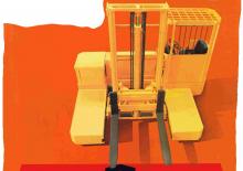 Electric Multidirectional Forklifts Baumann E4S 35/20/33