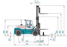 Diesel Forklifts Konecranes SMV 16-600 B