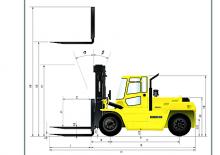 Diesel Forklifts Hyundai 160 D 7 E
