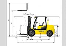 Diesel Forklifts Hyundai 50 DA 7 E
