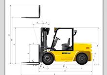 Diesel Forklifts Hyundai 50 DS 7 E