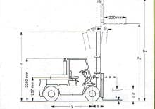 Diesel Forklifts Clark C 500-y-135 D