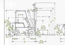Diesel Forklifts Clark C 500-y-200 D