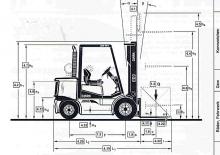 Diesel Forklifts Clark CDP 40 H