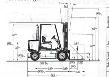 Diesel Forklifts Clark CDP 50