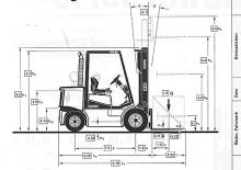 Diesel Forklifts Clark CDP 50 S