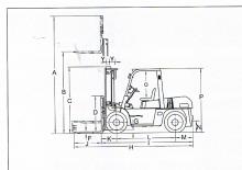 Diesel Forklifts Heli CPCD 80 W