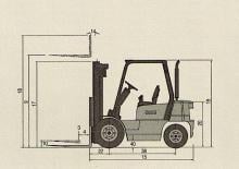 Diesel Forklifts Doosan D 20 S 3