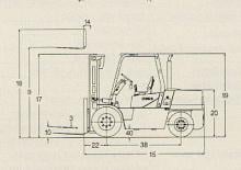 Diesel Forklifts Doosan D 40 S(C) 2