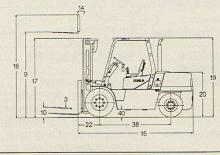 Diesel Forklifts Doosan D 45 S(C) 2