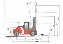 Diesel Forklifts Kalmar DCD120-6