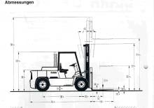 Diesel Forklifts Clark DPH 60