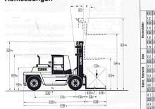 Diesel Forklifts Clark DPL 120