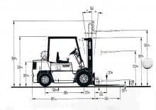 Diesel Forklifts Clark DPM 25
