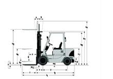 Diesel Forklifts Mitsubishi FD 20 K