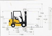 Diesel Forklifts Yale GDP 16 AF