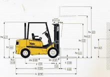 Diesel Forklifts Yale GDP 25 RF