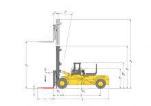 Diesel Forklifts Hyster H 36.00 E