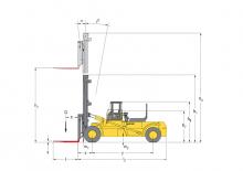 Diesel Forklifts Hyster H 40.00 E