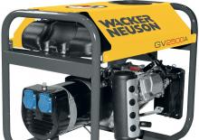 Gasoline Power Generators Wacker Neuson GV2500A