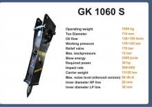Hydraulic Breakers Italdem GK 1060 S