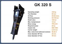 Hydraulic Breakers Italdem GK 320 S