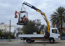 Hydraulic loading cranes Effer 100 3S
