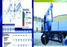 Hydraulic loading cranes PM 13524 SP J 252