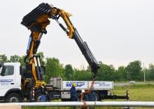 Hydraulic loading cranes Effer 1355 8S