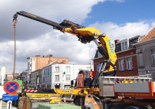 Hydraulic loading cranes Effer 1405 7S