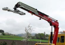 Hydraulic loading cranes HMF 1410-T3
