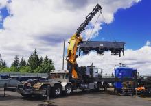Hydraulic loading cranes COPMA 2000 1600.9 J 7