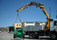 Hydraulic loading cranes Effer 165.11 2S