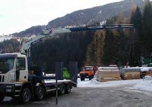 Hydraulic loading cranes Cormach 18000 E3 A.S.C