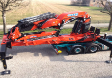 Hydraulic loading cranes Effer 2055 4S