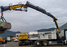 Hydraulic loading cranes COPMA 2000 228.4 J2