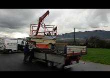 Hydraulic loading cranes Benelligru 3800/2