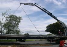 Hydraulic loading cranes Cormach 40400 E8F A.S.C. Plus