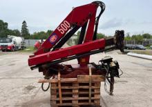 Hydraulic loading cranes HMF 500 K 4