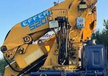 Hydraulic loading cranes Effer 520 3S