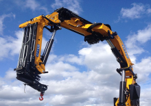 Hydraulic loading cranes Effer 525 5S 