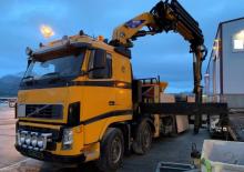 Hydraulic loading cranes Effer 55 3S
